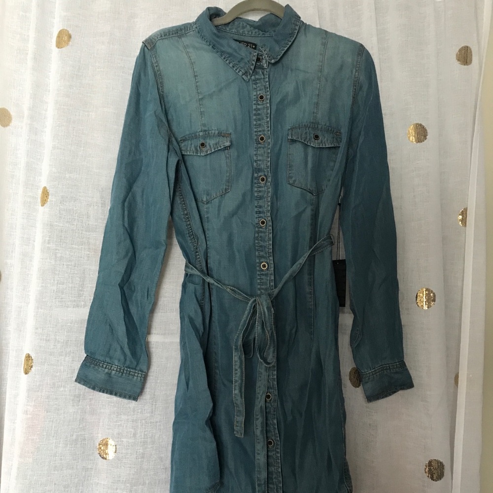 Denim Shirt Dress